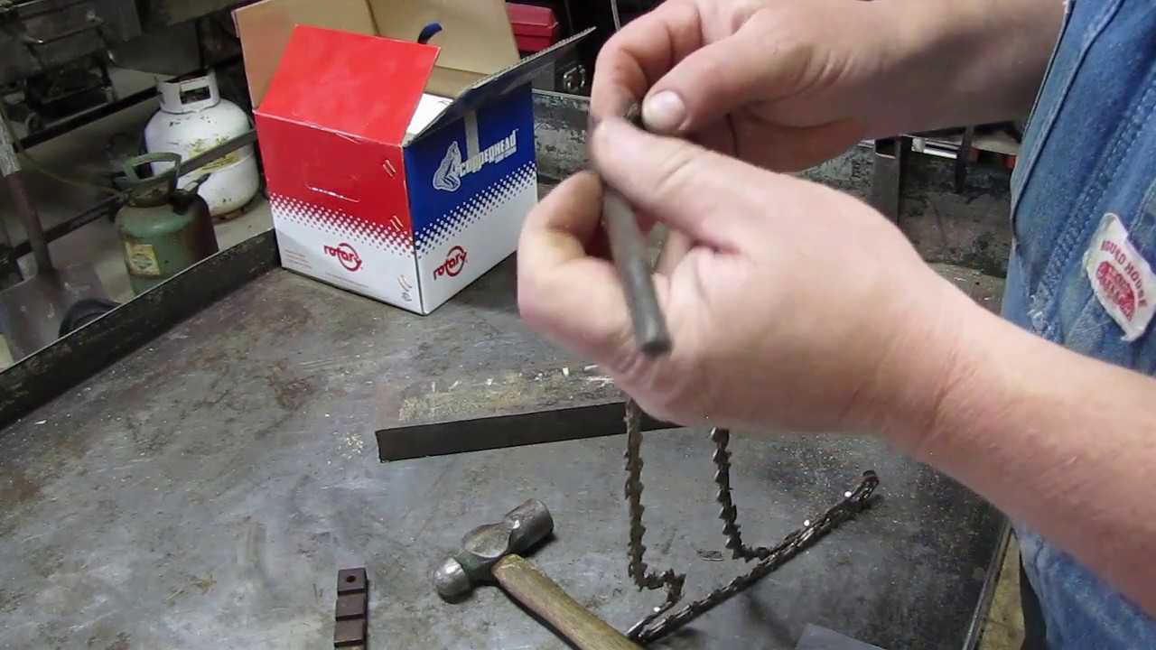 How To Shorten A Chainsaw Chain