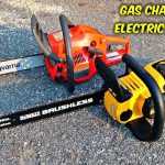 Electric Chainsaws vs Gas Chainsaws